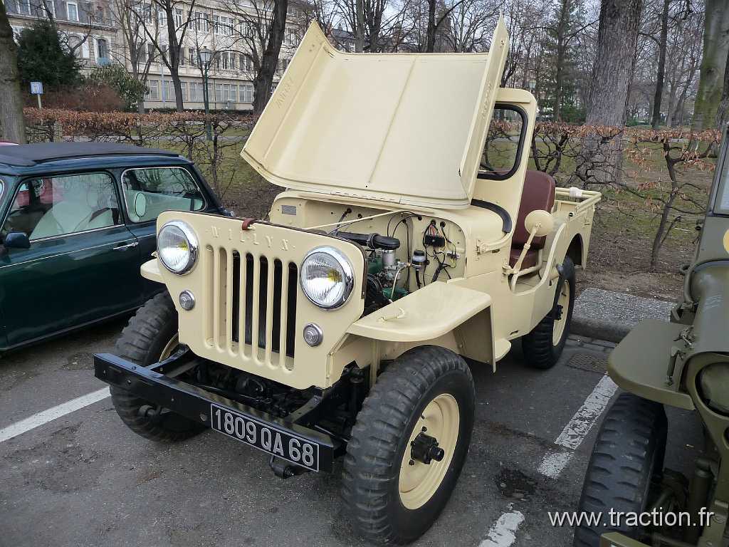 2009_03_01_colmar (24).jpg - 01/03/2009 - 68000 COLMAR, parking de l'ancienne sous-préfecture, Colmar Auto Rétro, Jeep Willys